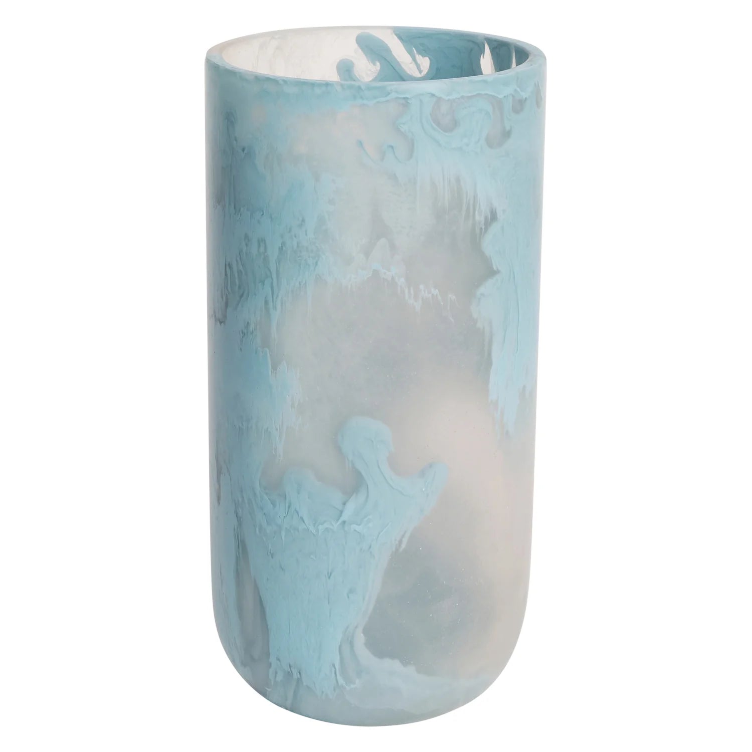 contemporary handmade flower vase for decor -Sage x Clare Kalinda Vase - Smoke