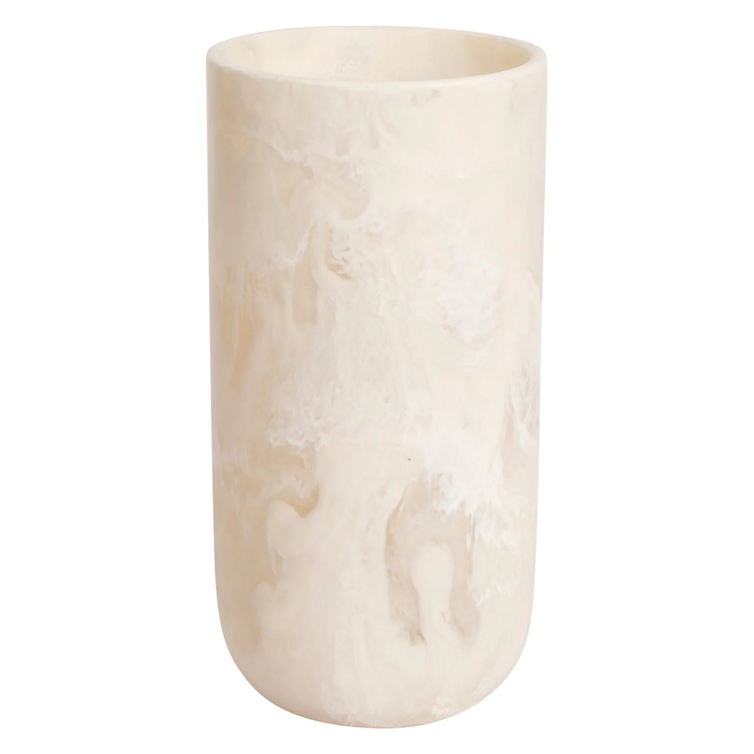 unique floor flower vase for modern home -Sage x Clare Kalinda Vase - Vanilla