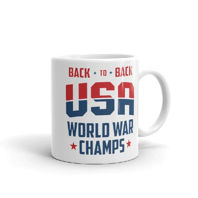 personalized large mugs for gifts -Back To Back Champs Coffee Mug