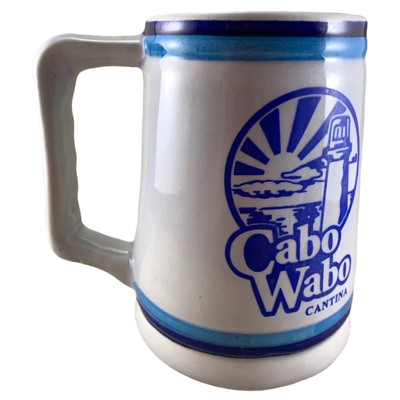 stainless steel tumblers for tea -Cabo Wabo Cantina Large Mug Cat Mex