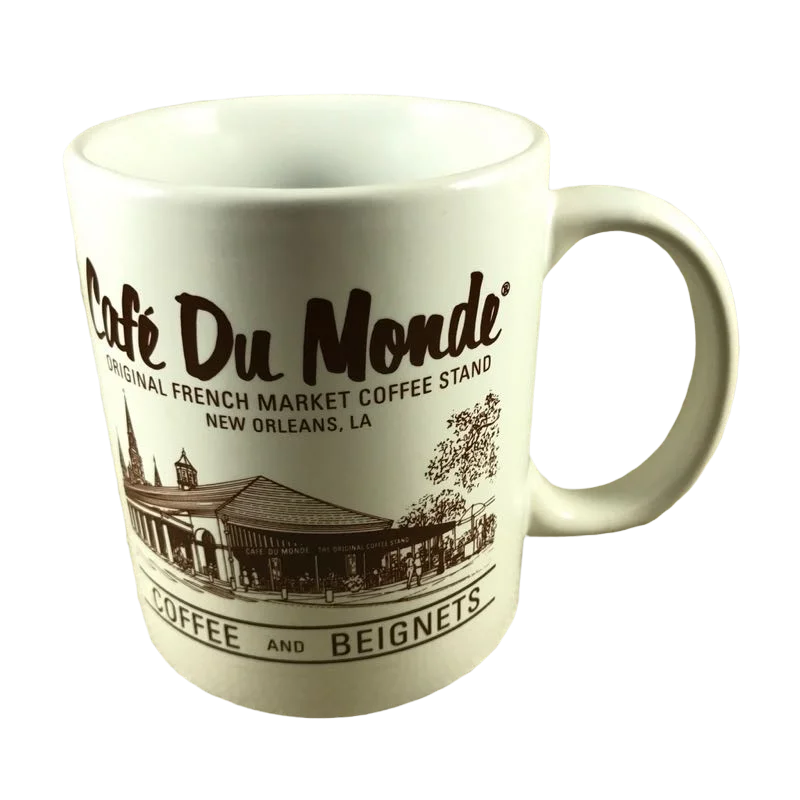 best custom tea cups -Cafe Du Monde Coffee And Beignets Mug