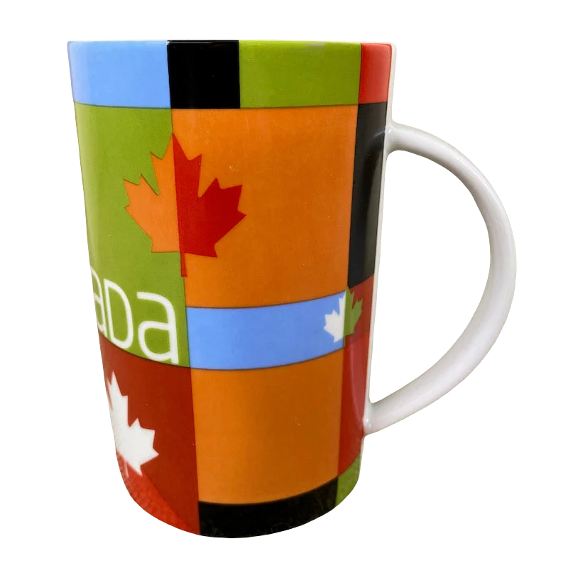 travel mugs for outdoor adventures -Canada Maple Leaves Mug Panabo