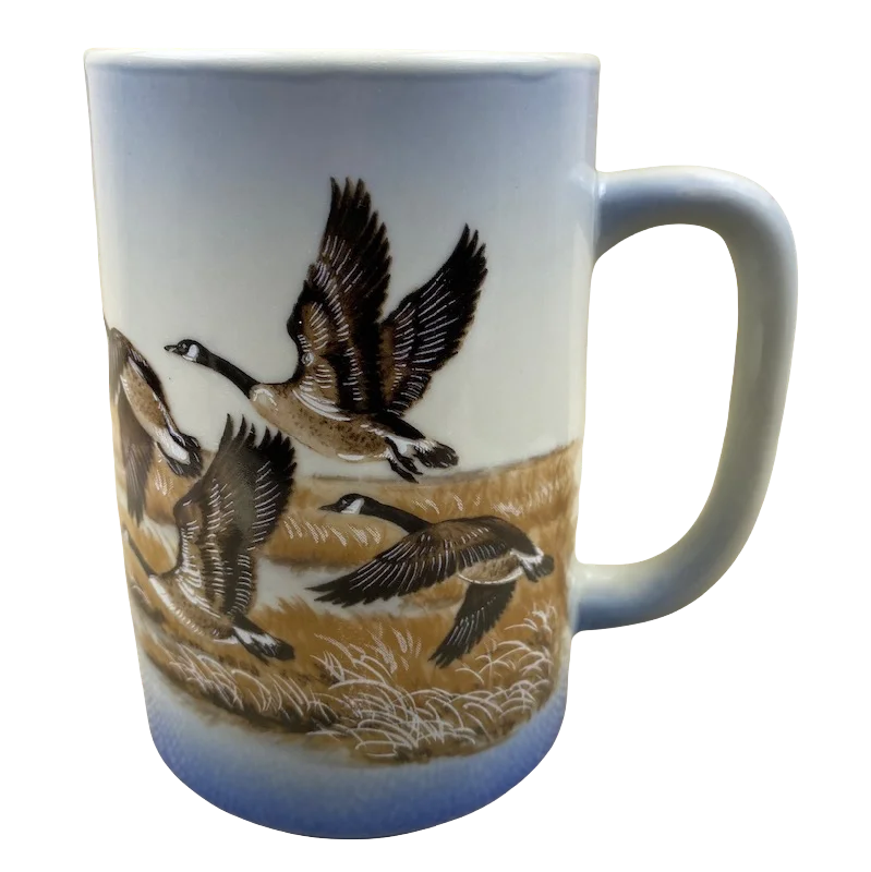 personalized mugs with names for gifts -Canadian Geese In Flight Large Mug Otagiri