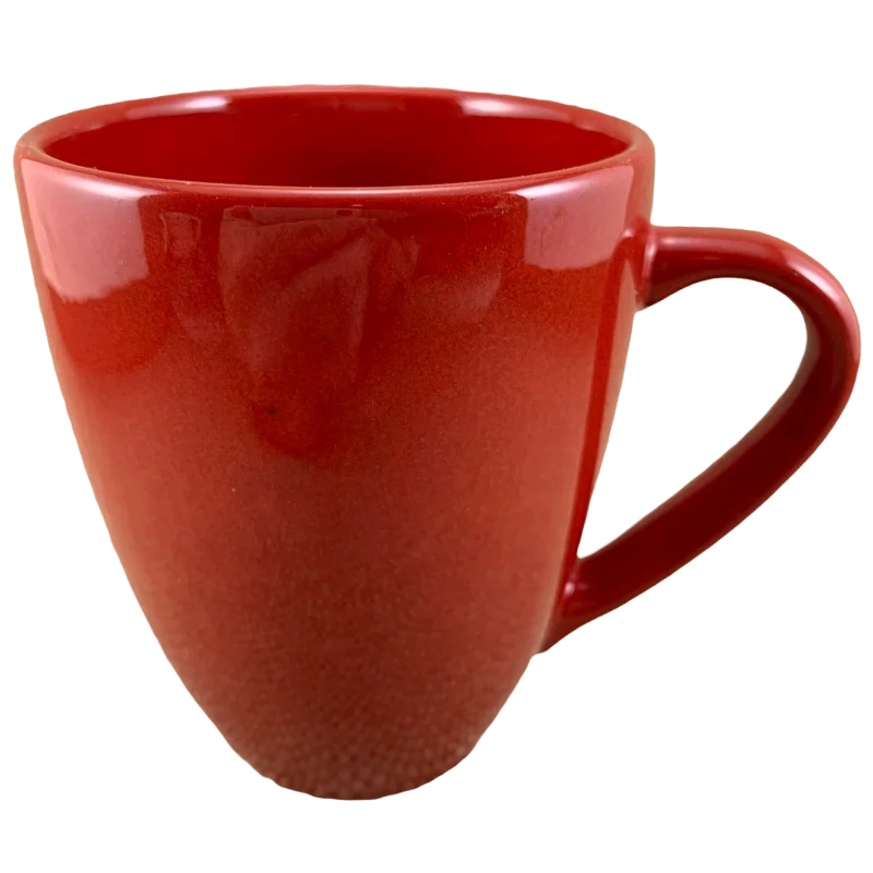 custom coffee mugs for engagement gifts -Candy Apple Red Mug Noble Excellence