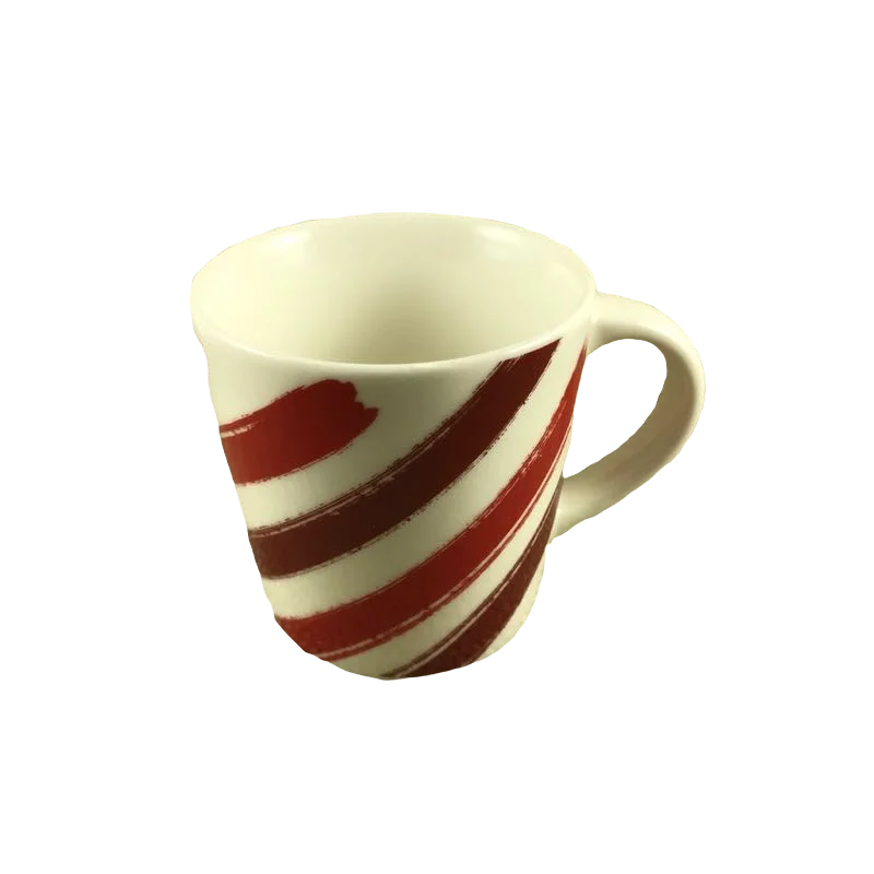 personalized coffee tumblers -Candy Cane Striped Demitasse 3oz Mug 2014 Starbucks