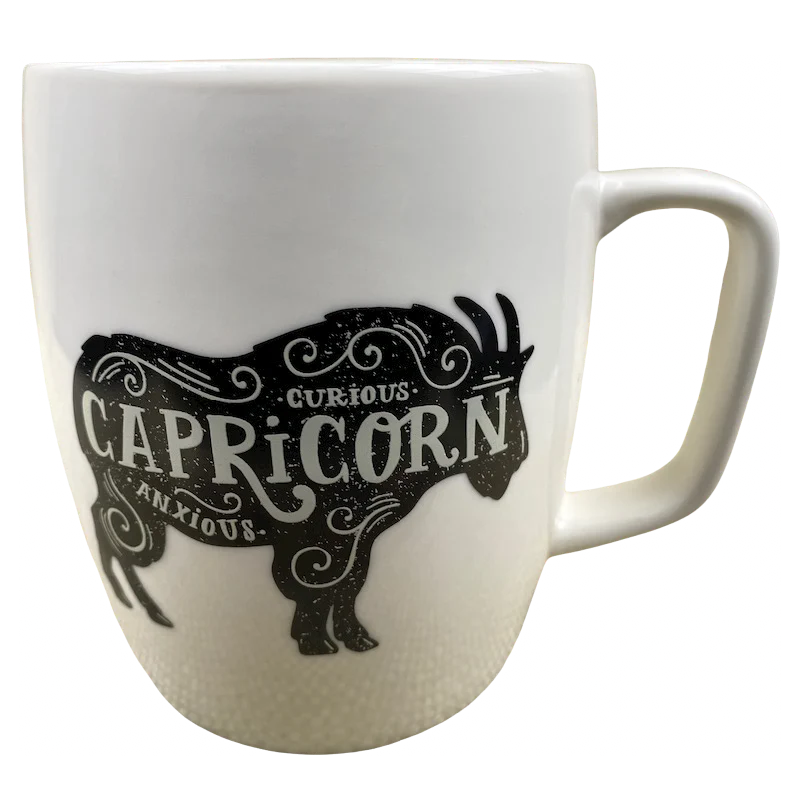 personalized glass mugs for gifts -Capricorn Astrology Zodiac Mug Threshold