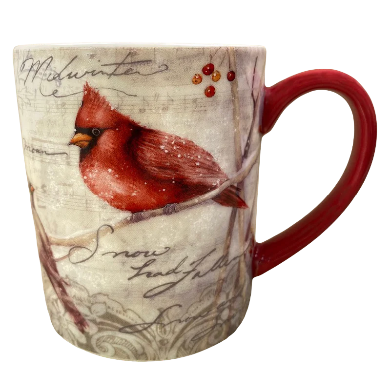 custom coffee cups for promotional use -Cardinal Pair Susan Winget Mug Lang