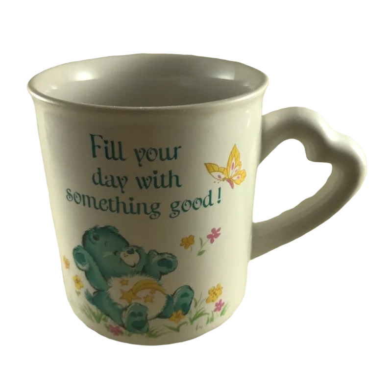 stainless steel cups with custom design -Care Bears Fill Your Day With Something Good! Mug American Greetings