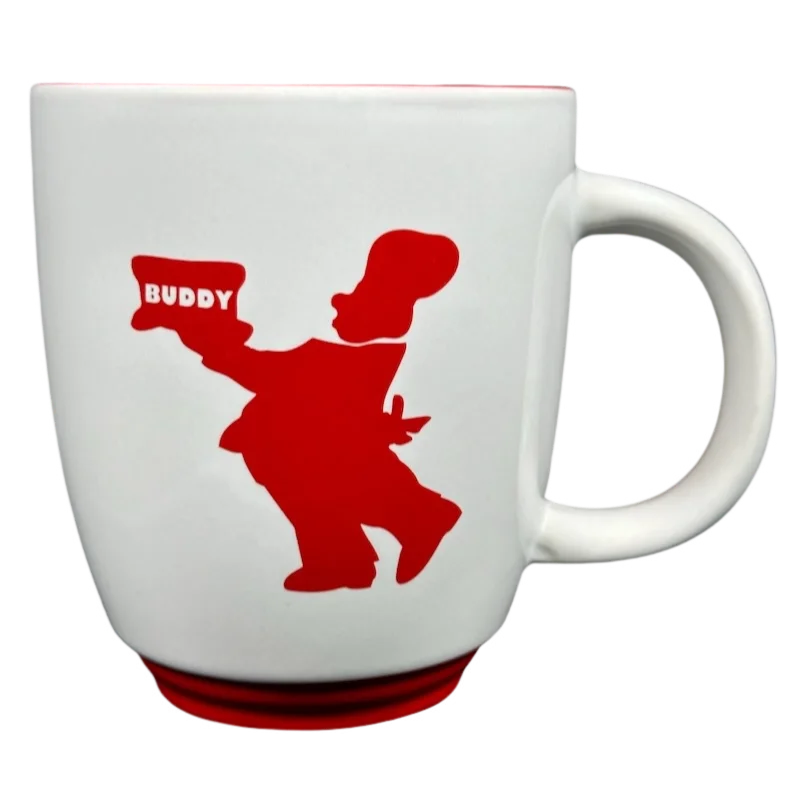 coffee mugs with funny sayings for work -Carlo's Bake Shop White And Red Mug