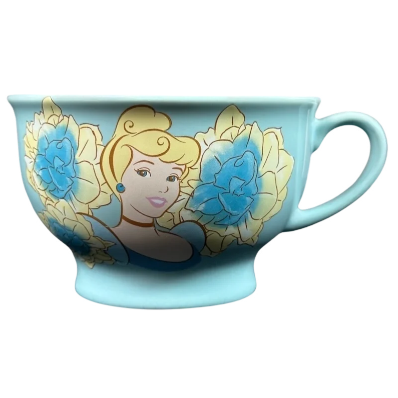 personalized coffee tumblers for work -Cinderella Flowers And Butterflies Mug Disney Store