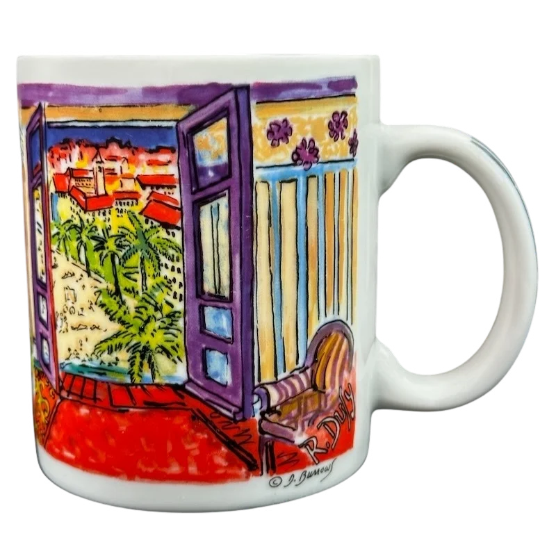 cute coffee mugs for girls -Cityscape Raoul Dufy Masters Collection D Burrows Mug Chaleur