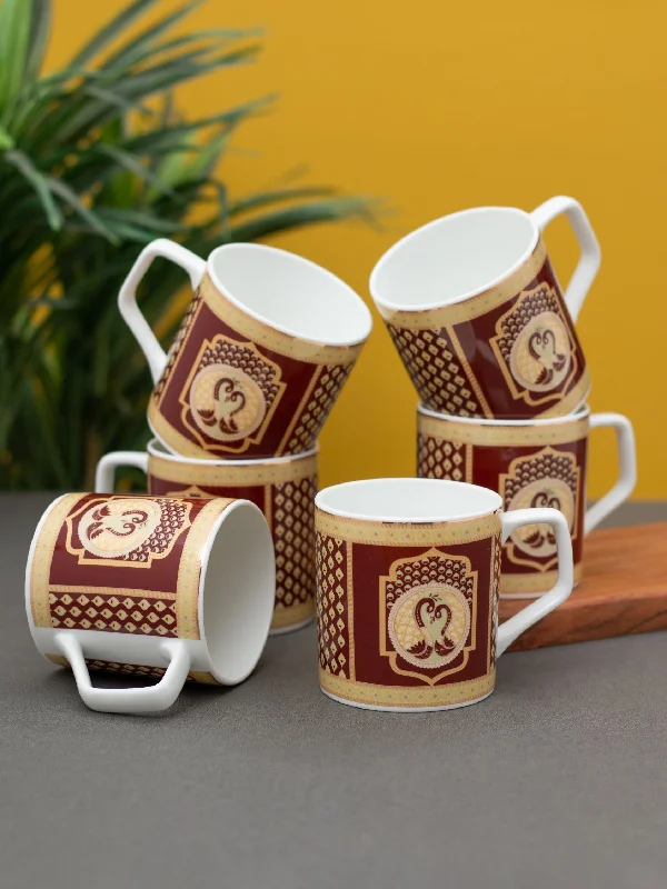 custom engraved tea tumblers -Director Midas Coffee & Tea Mugs, 200ml, Set of 6 (MI403)