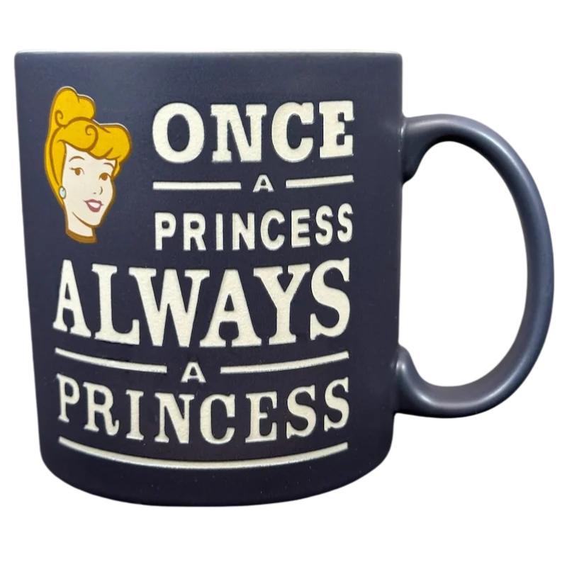 best custom tea tumblers -Cinderella Once A Princess Always A Princess Disney Parks Mug Disney