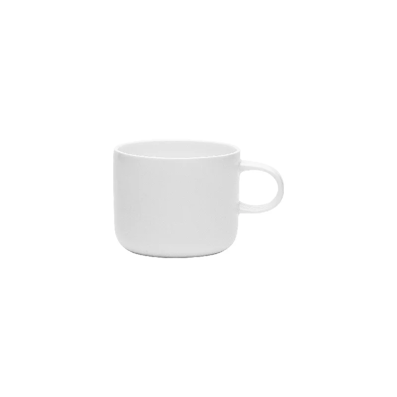 personalized coffee tumblers for work -Ecology Canvas Short Espresso Cup 150ml in White