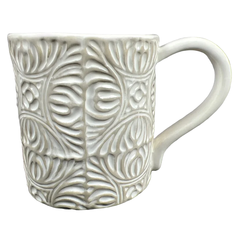 personalized coffee mugs for Christmas -Embossed Tribal Texture 14oz Mug 2009 Starbucks