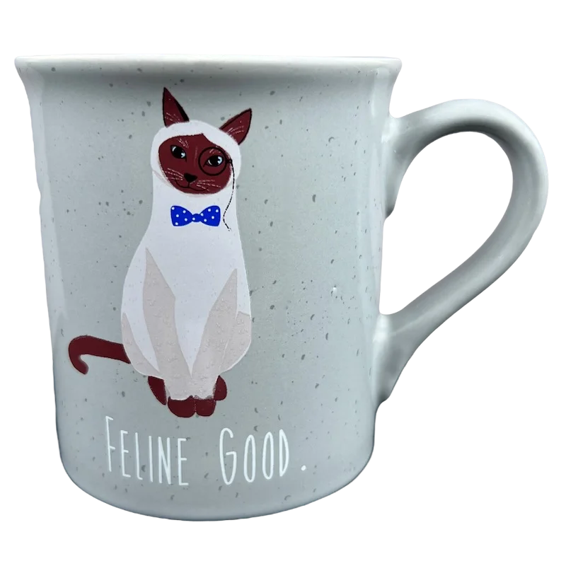 trendy coffee mugs for work -Feline Good Mug With White Interior Love Your Mug