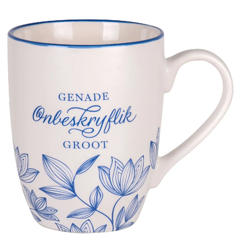 best mugs for coffee lovers -Genade Onbeskryflik Groot Afrikaans Ceramic Mug