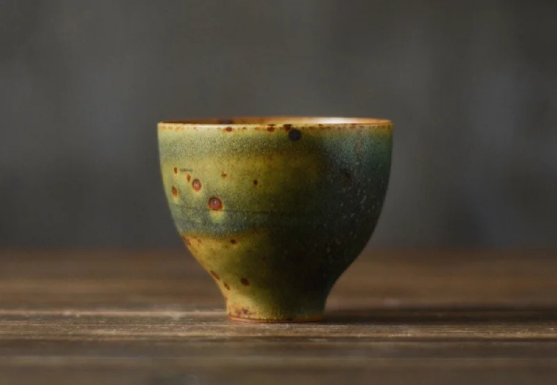 eco friendly coffee cups for work -Gohobi Handmade Green Banana Tea Cup