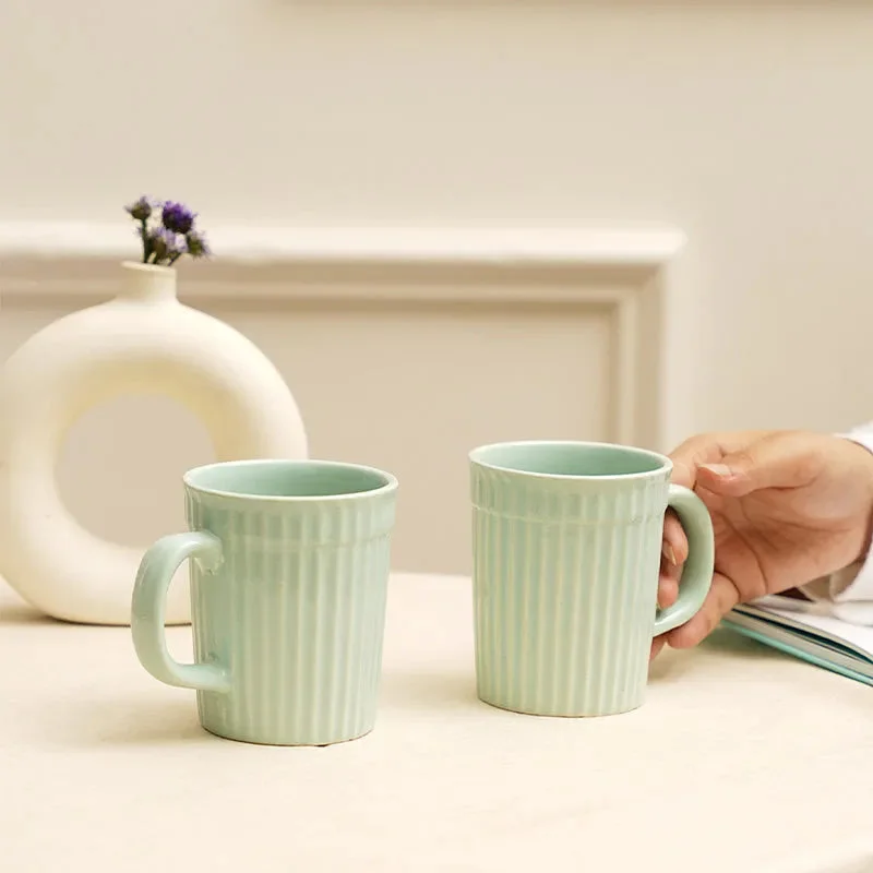 eco friendly ceramic coffee mugs -Liny Mugs | Set of 2 | Multiple Colors