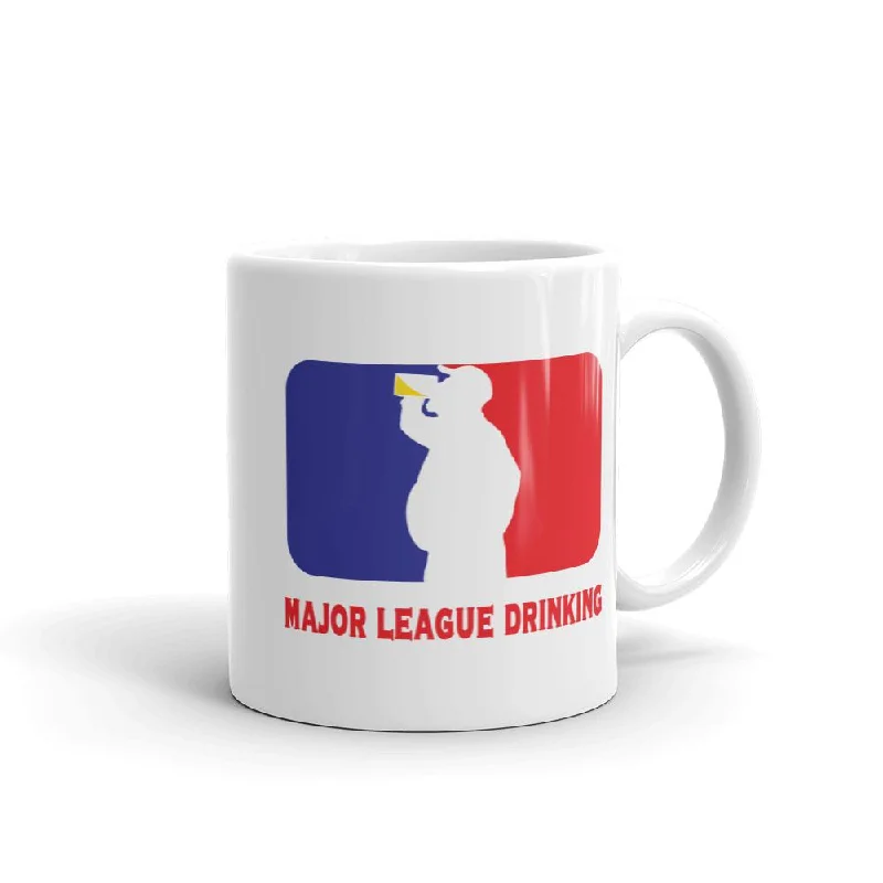 personalized coffee cups for couples -Major League Drinking Coffee Mug