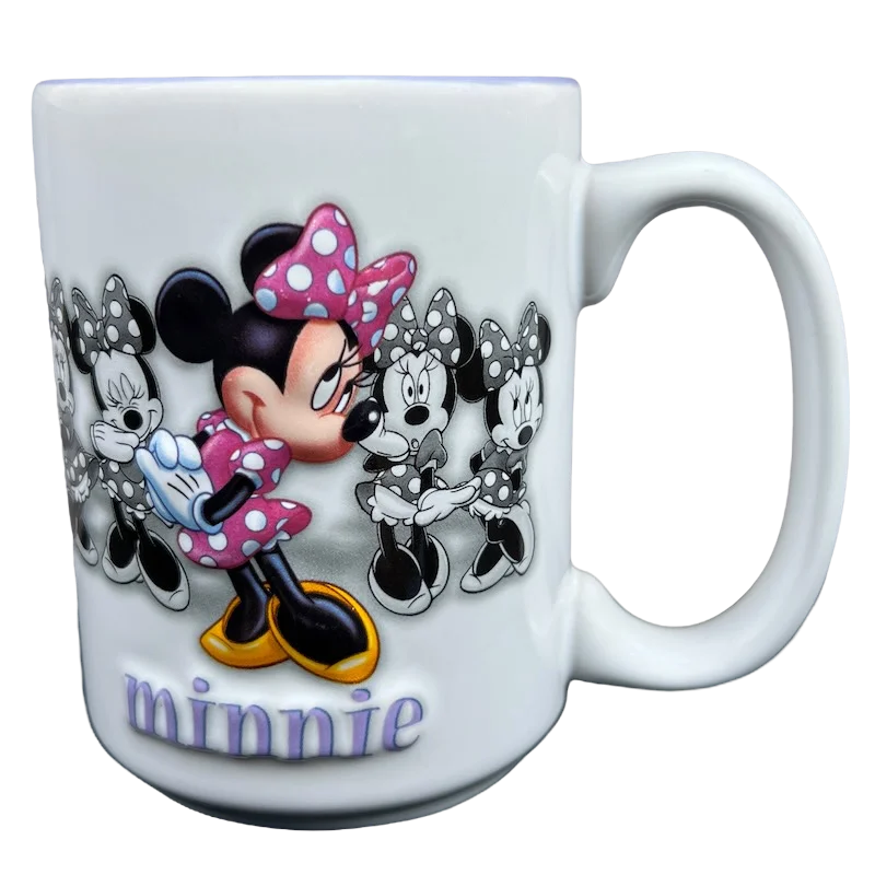 insulated coffee mugs for camping -Minnie Mouse Disneyland Resort Embossed Disney Parks Mug Disney