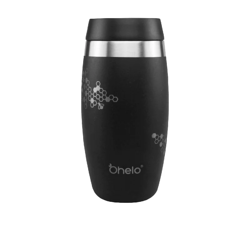 custom coffee cups for wedding gifts -Ohelo Insulated Tumbler 400ml Black