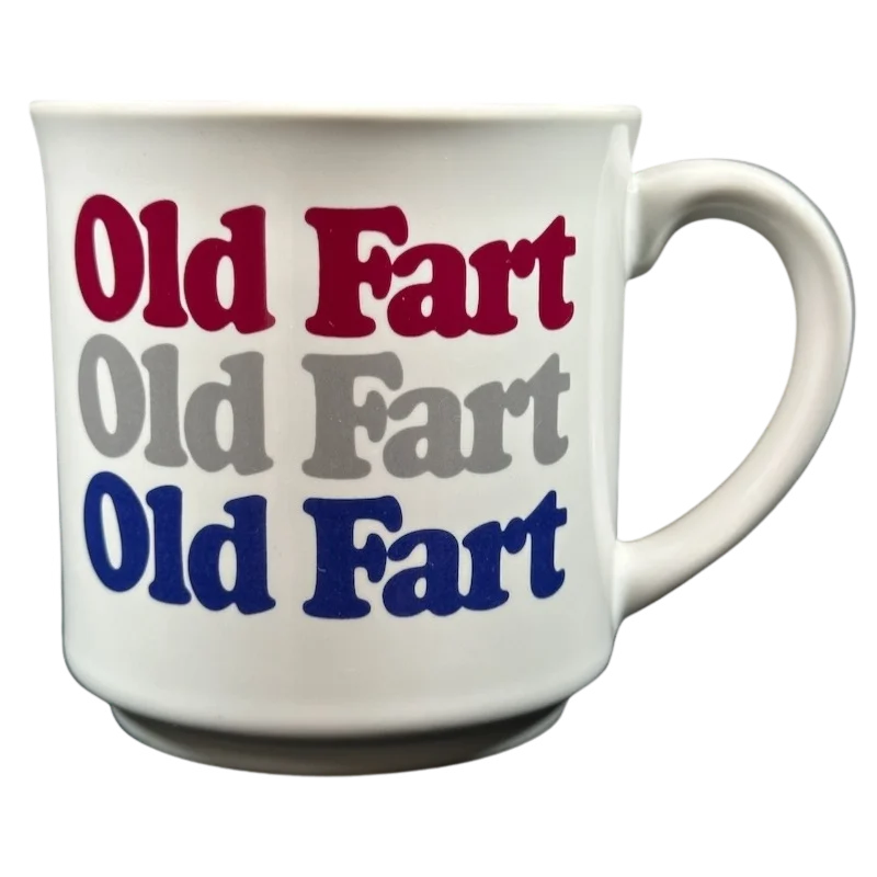 personalized large coffee cups -Old Fart Mug Recycled Paper Products