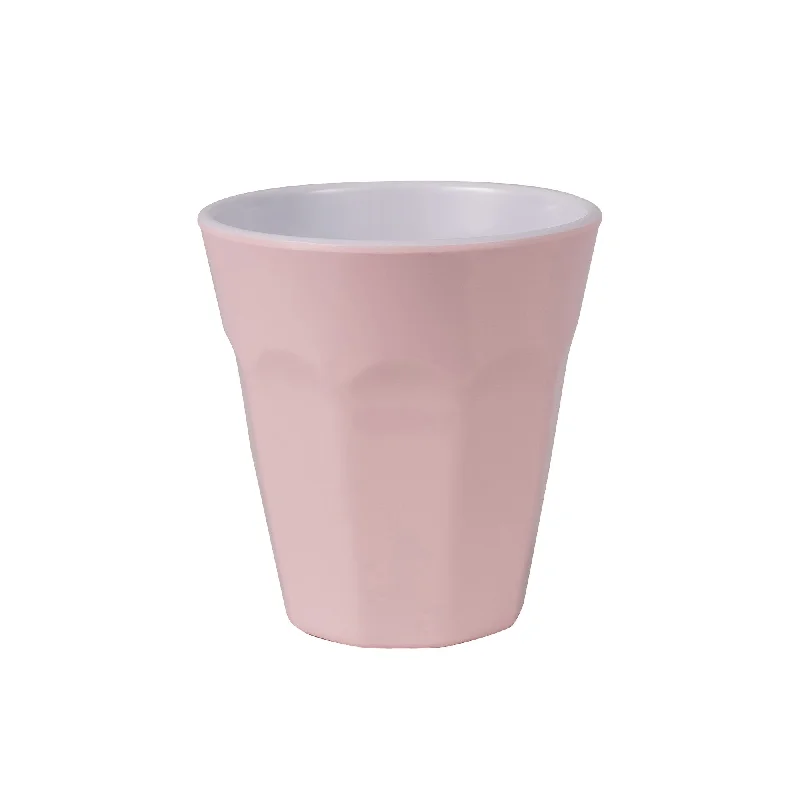 luxury personalized coffee cups -Serroni Cafe Melamine Cup 260ml Pastel Pink