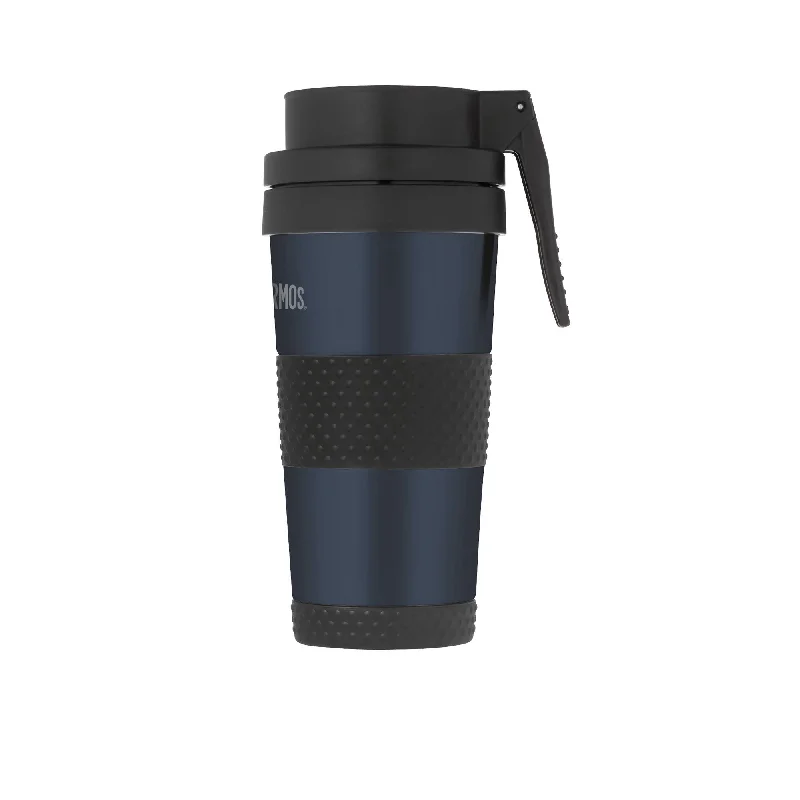 insulated coffee cups for office -Thermos Insulated Tumbler 420ml Midnight in Blue