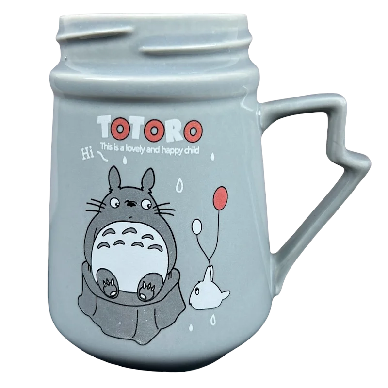 funny custom coffee cups for family gifts -Totoro This Is A Lovely And Happy Child Jar Mug