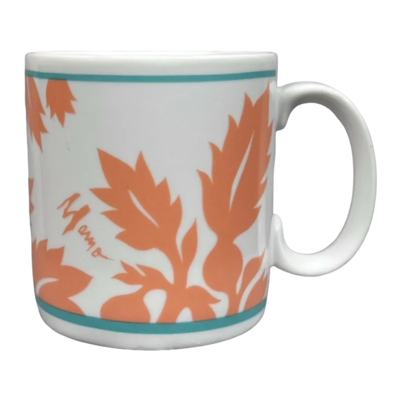 custom mugs with photos for gifts -ULU Mamo Peach Floral Mug Worldwide Distributors