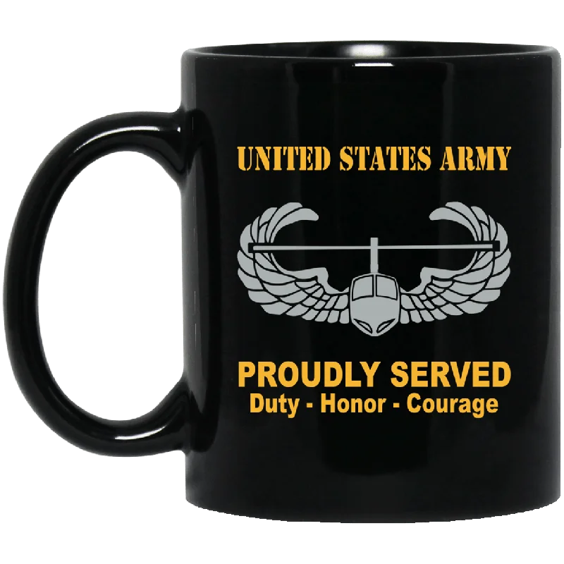 clear glass mugs for coffee -US Army Air Assault Wings Badge 11 oz - 15 oz