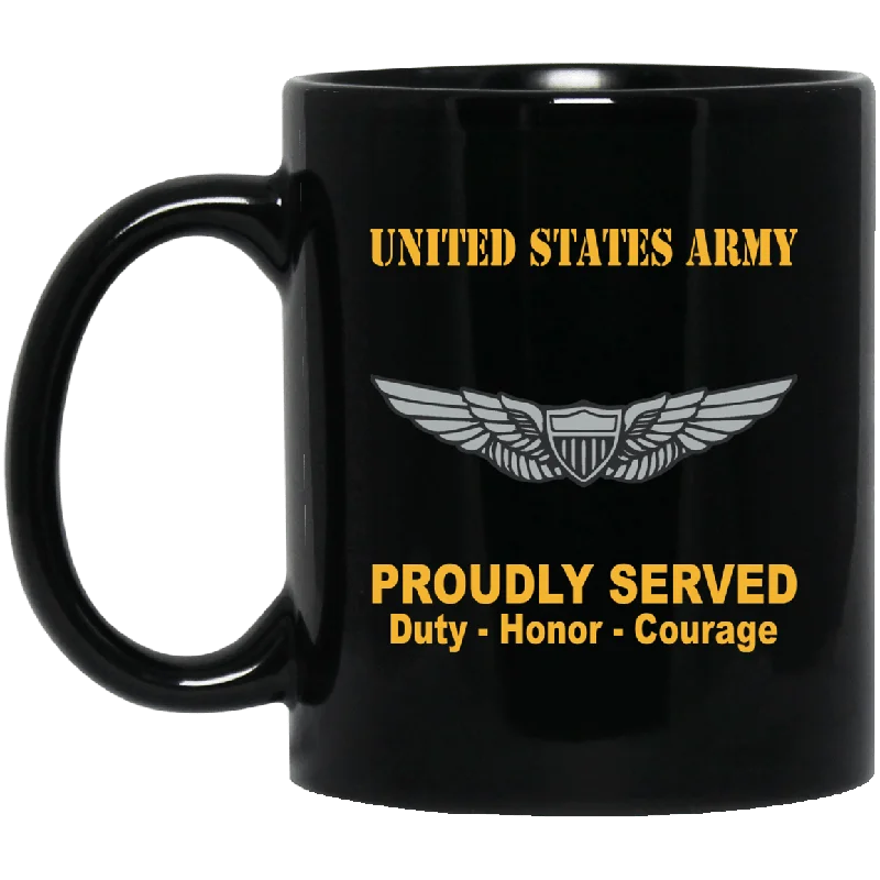 stylish custom coffee mugs -US Army Basic Aviator Badge 11 oz - 15 oz