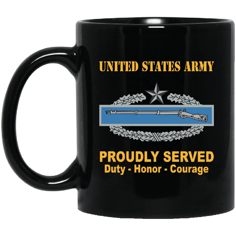 cute and funny coffee mugs -US Army Combat Infantryman Second Award Badge 11 oz - 15 oz