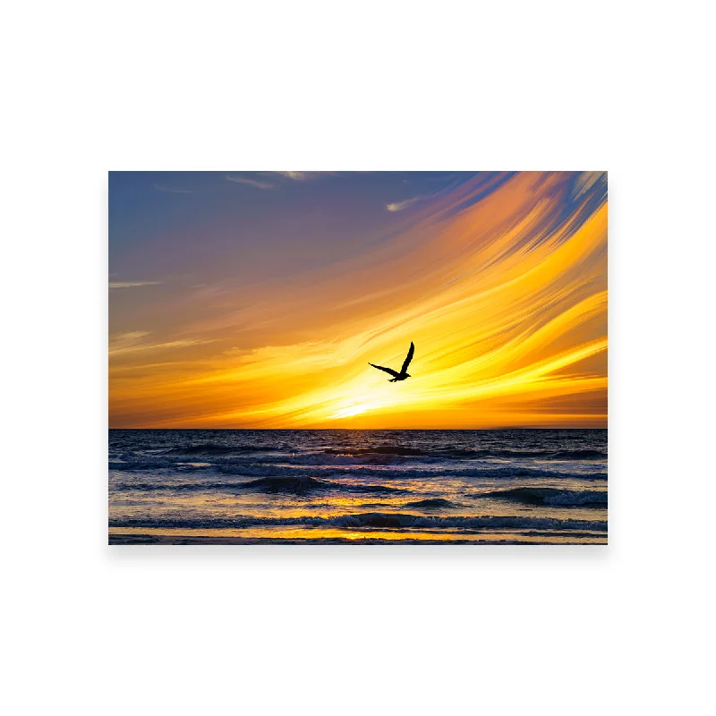 abstract landscape wall art-A Fly By