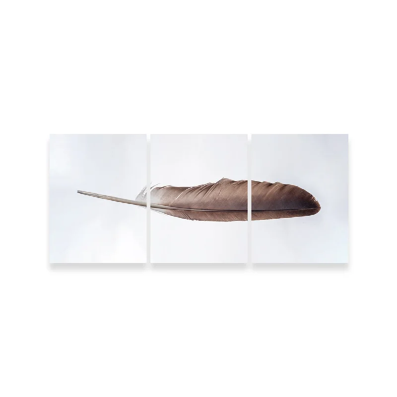 luxury hand-painted landscape paintings-Bald Eagle Feather