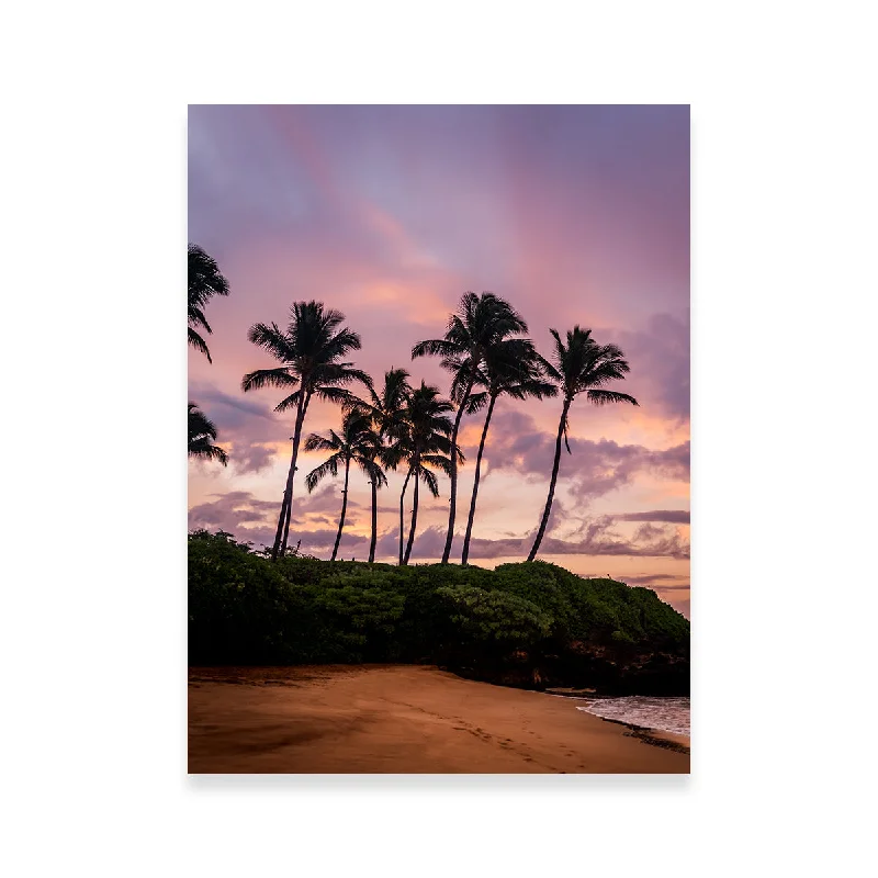 large nature wall paintings-Beach at Dawn