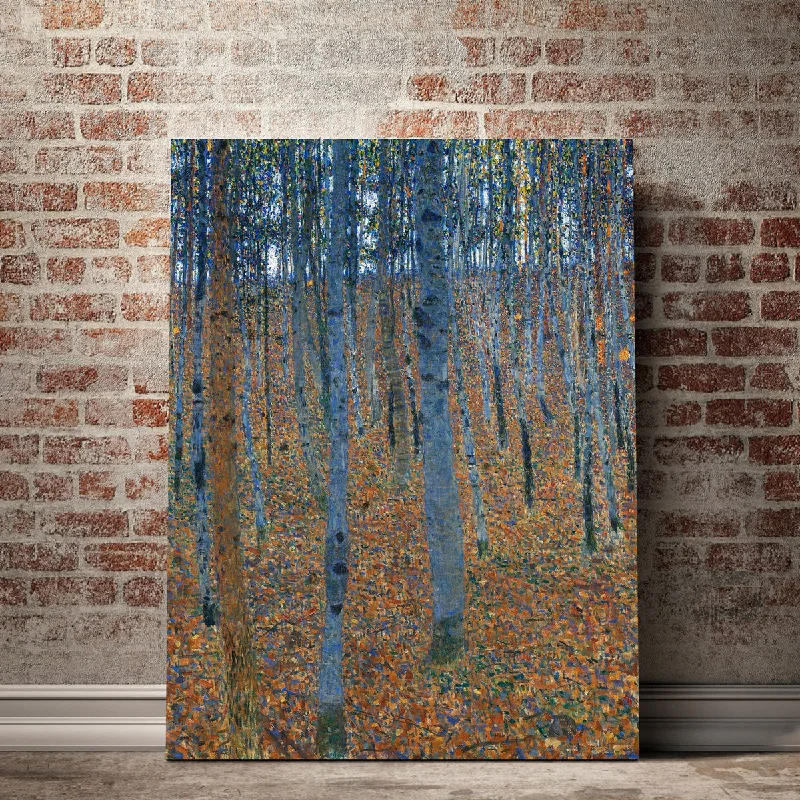 modern decorative landscape paintings-Beech Grove Canvas Set