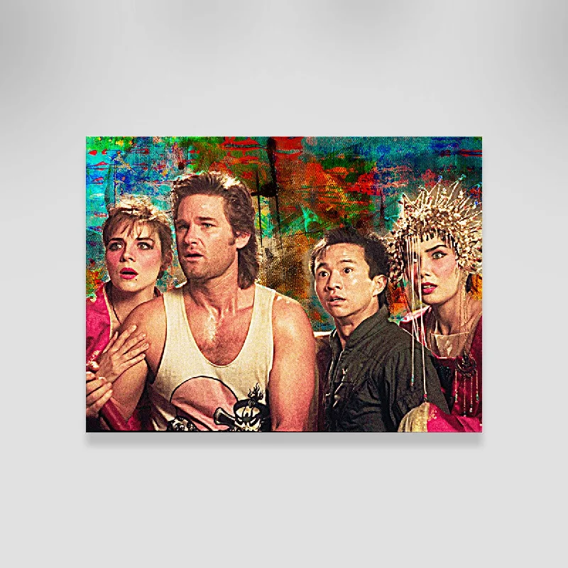 colorful geometric decorative wall art-Big Trouble in Little China