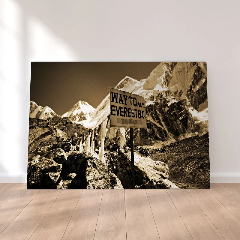 colorful nature landscape paintings-Everest Base Camp Canvas Set