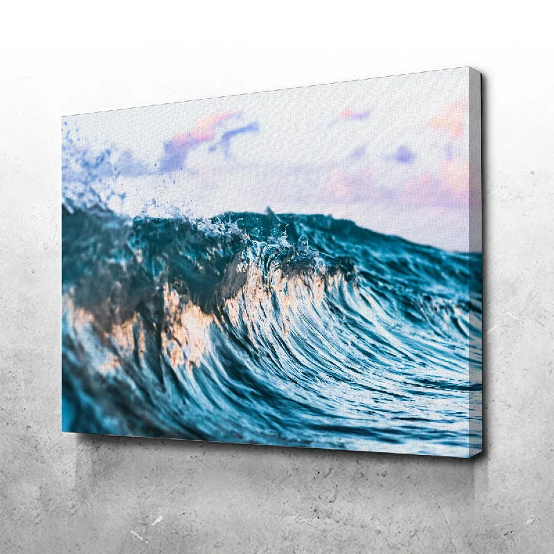 abstract flower wall canvas art-Glassy Break