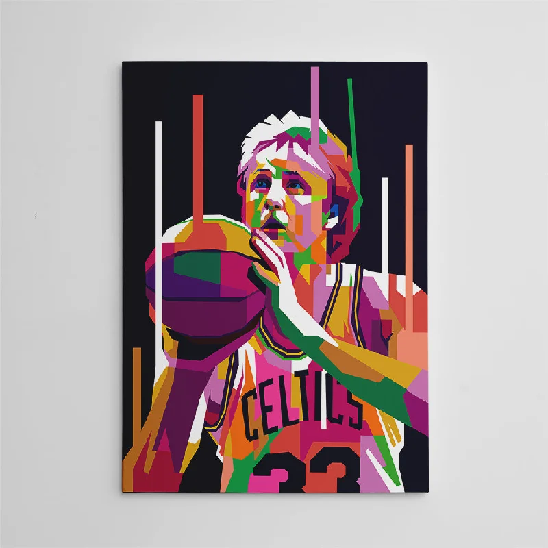 coastal beach canvas paintings-Larry Bird