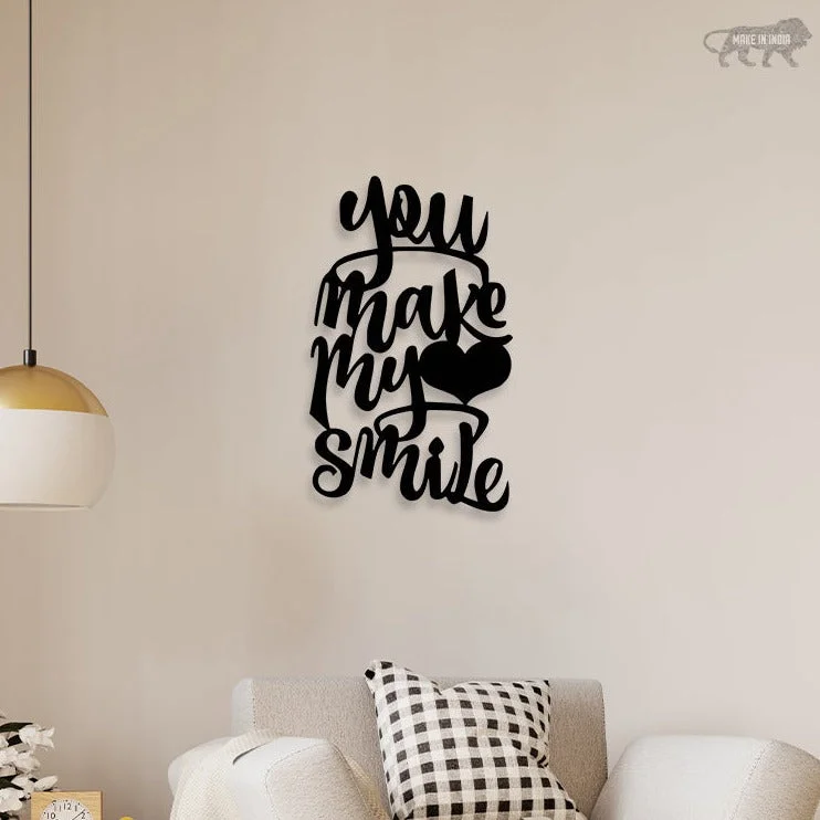 oversized coastal art wall paintings-Loving Words Metal Wall Art