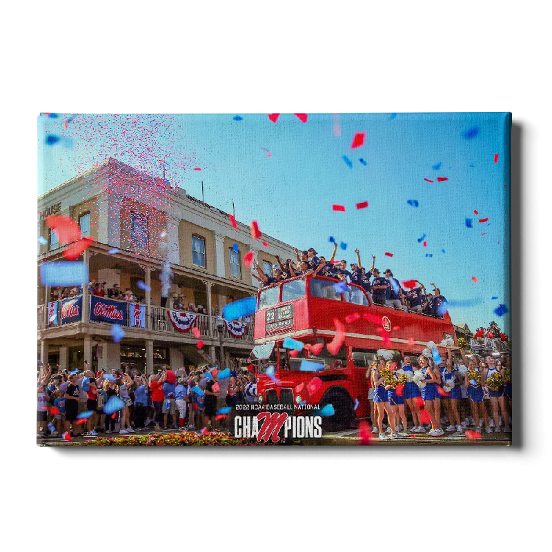 large modern portrait decorative paintings-Ole Miss Rebels - NCAA Baseball National Parade of Champions