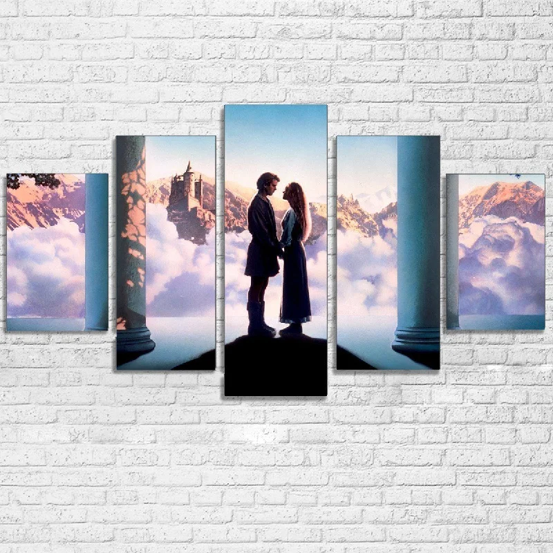 luxury abstract decorative wall paintings-Princess Bride 5 Piece Canvas Set