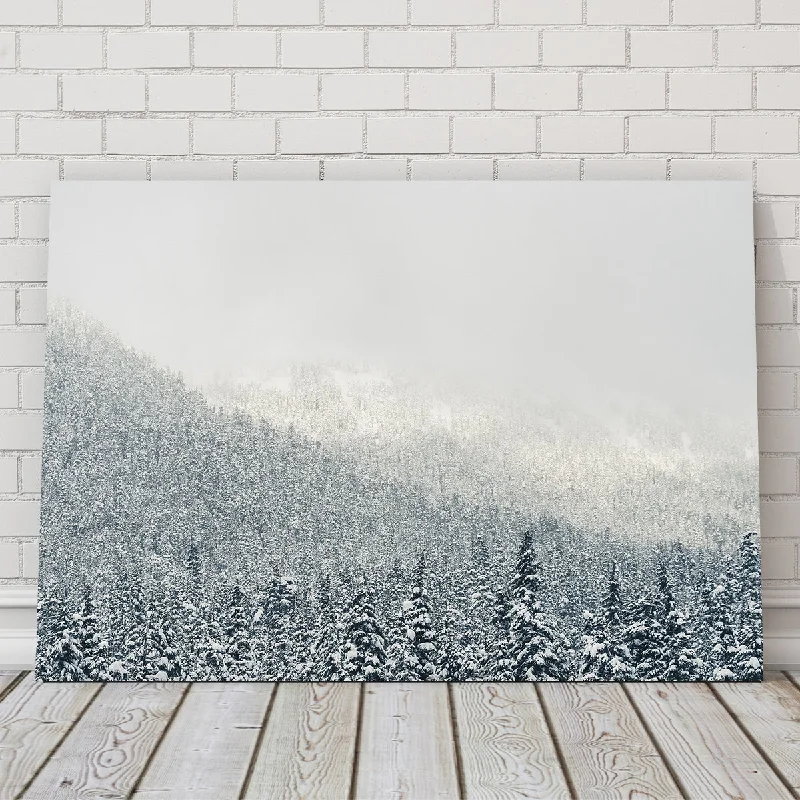 oversized nature-inspired paintings-Snowy Mountains