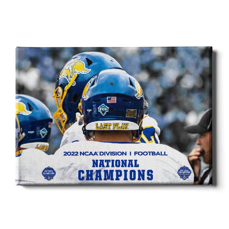 decorative canvas floral paintings-South Dakota State Jackrabbits - Last Play 2022 NCAA Division 1 Football Natonal Champions