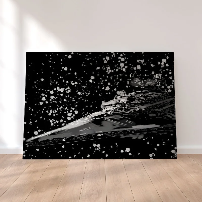 large hand-painted decorative paintings-Star Destroyer