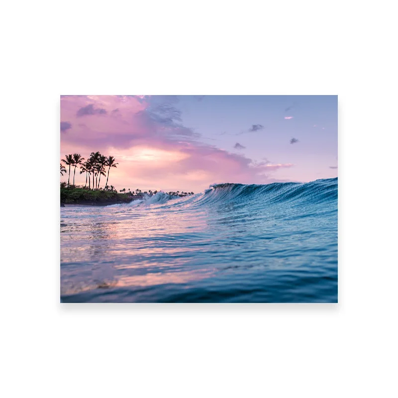 scenic landscape decorative paintings-Sunrise Waves