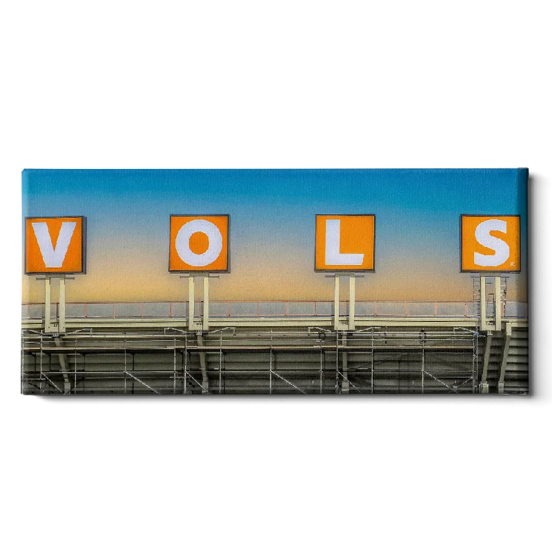 painted cityscape decorative paintings-Tennessee Volunteers - V-0-L-S